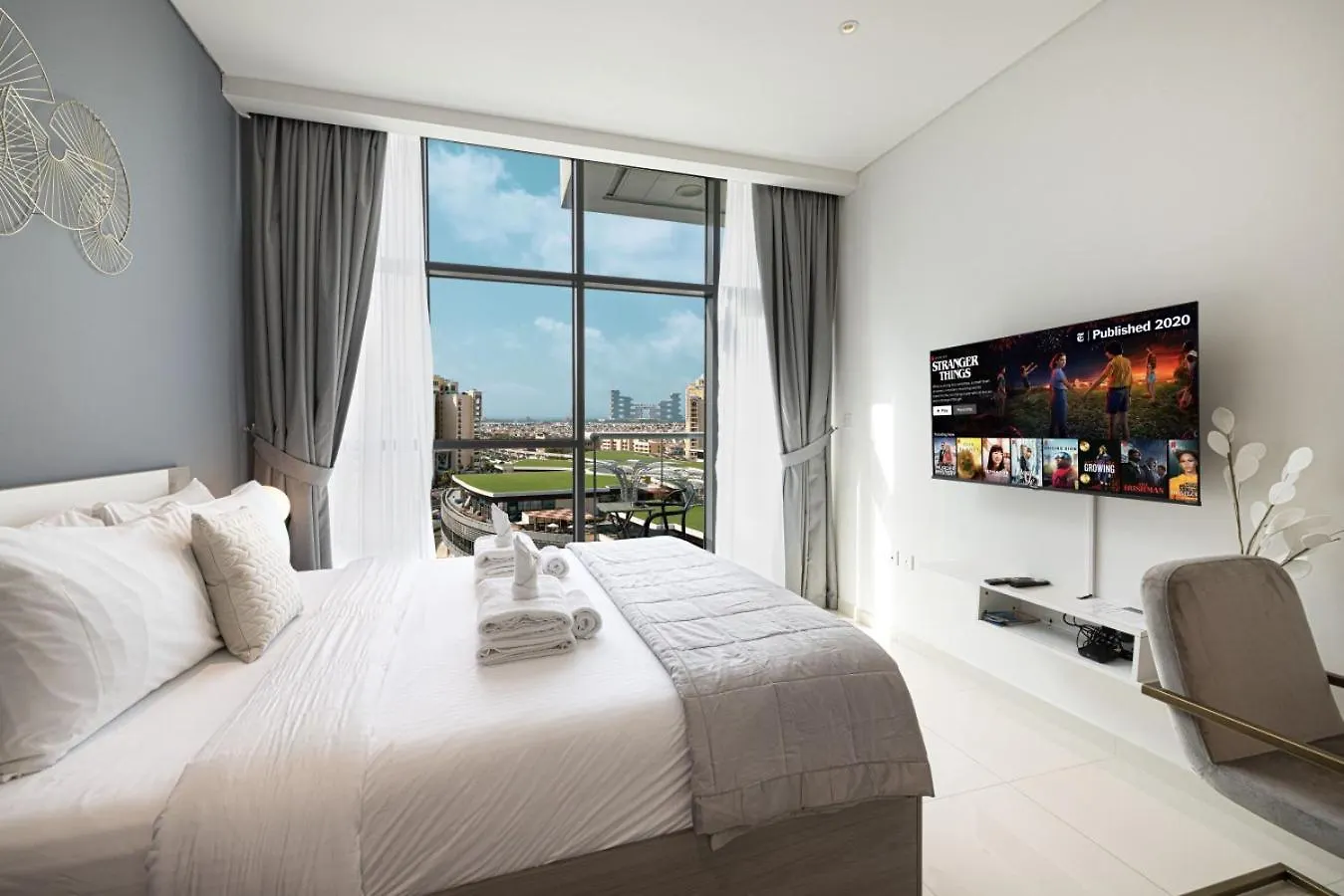 Seven Palm Apartment With Private Beach Access And Infinity Pool Dubaj