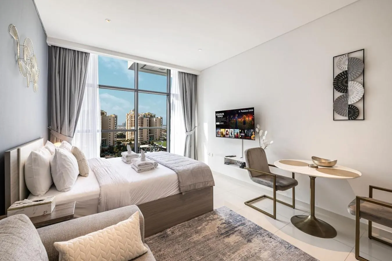 Seven Palm Apartment With Private Beach Access And Infinity Pool Dubaj 0*,  Egyesült Arab Emírségek