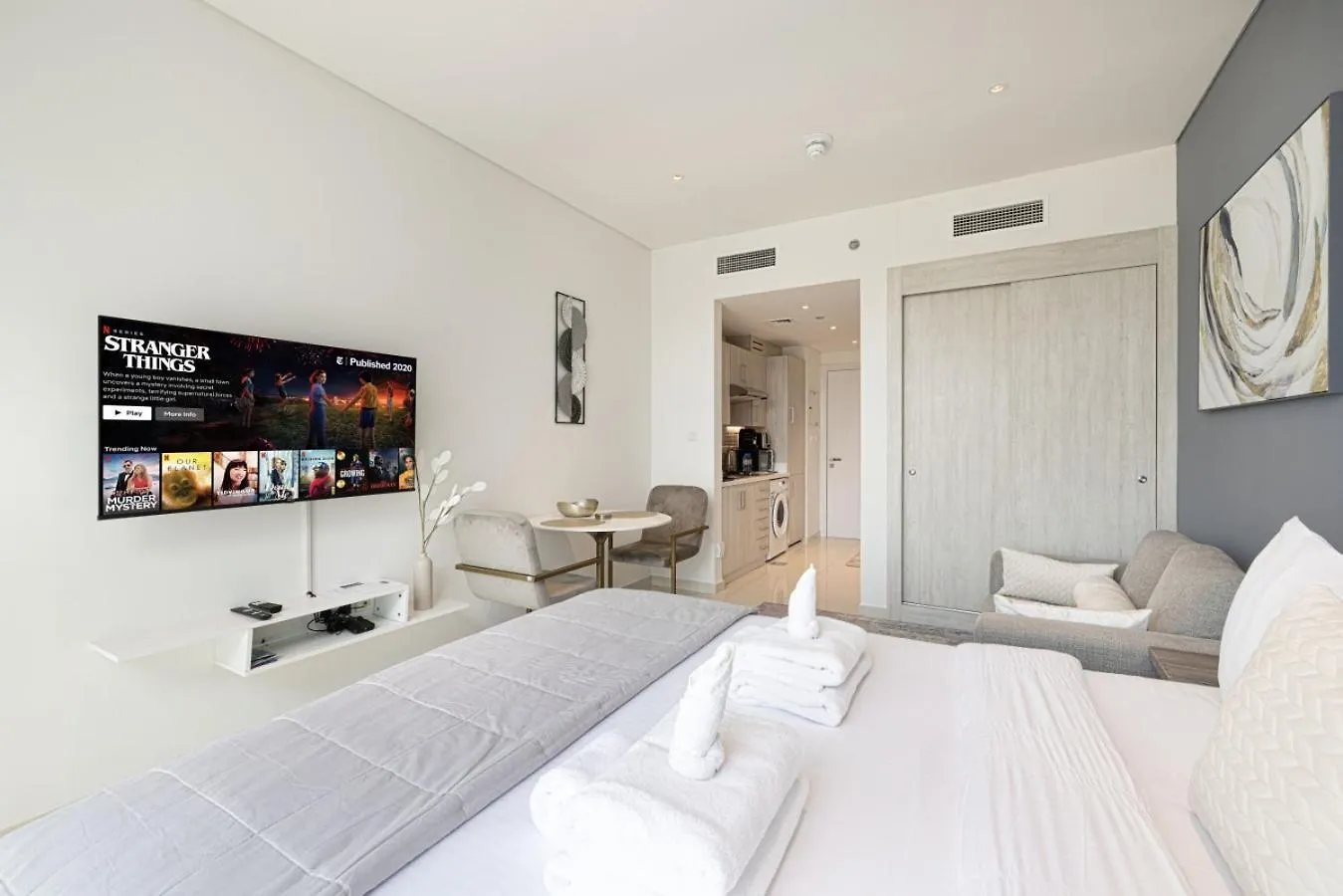 Seven Palm Apartment With Private Beach Access And Infinity Pool Dubaj Egyesült Arab Emírségek
